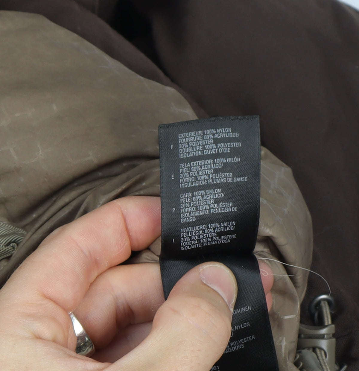 The North Face Men’s Brown M HyVent Down Hooded Parka Jacket