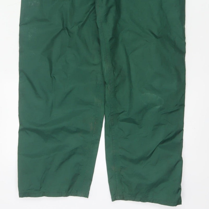 Additional view of Henri Lloyd Men’s Green, size S, Nylon Rain Trousers Ankle Zip Vintage