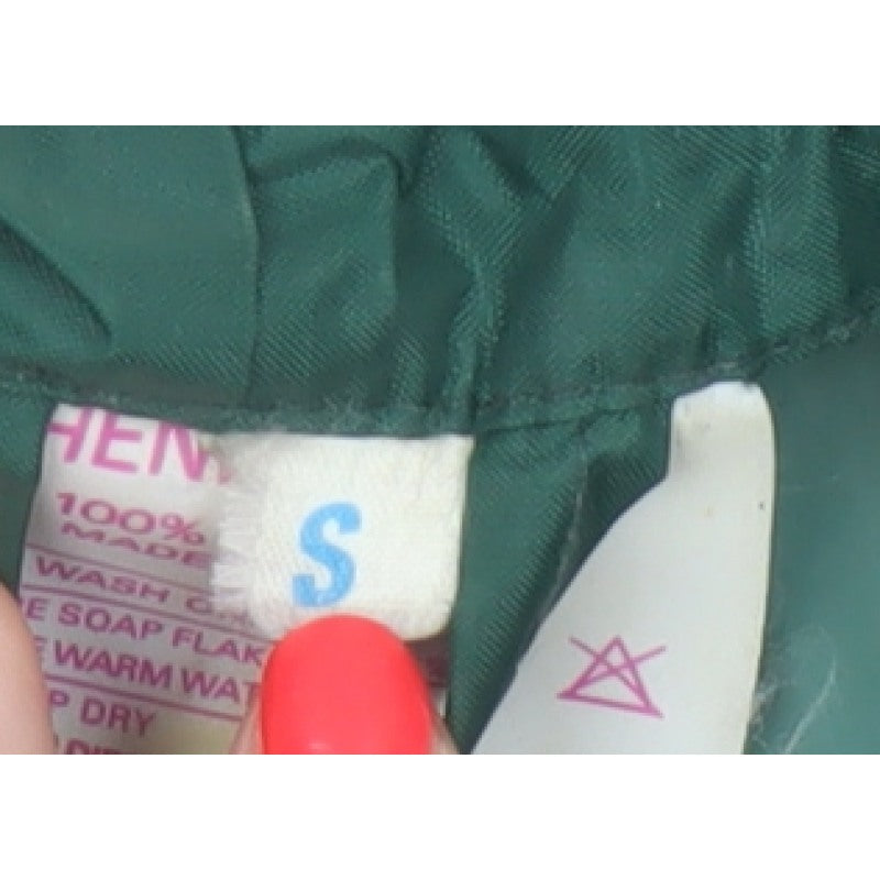 Additional view of Henri Lloyd Men’s Green, size S, Nylon Rain Trousers Ankle Zip Vintage