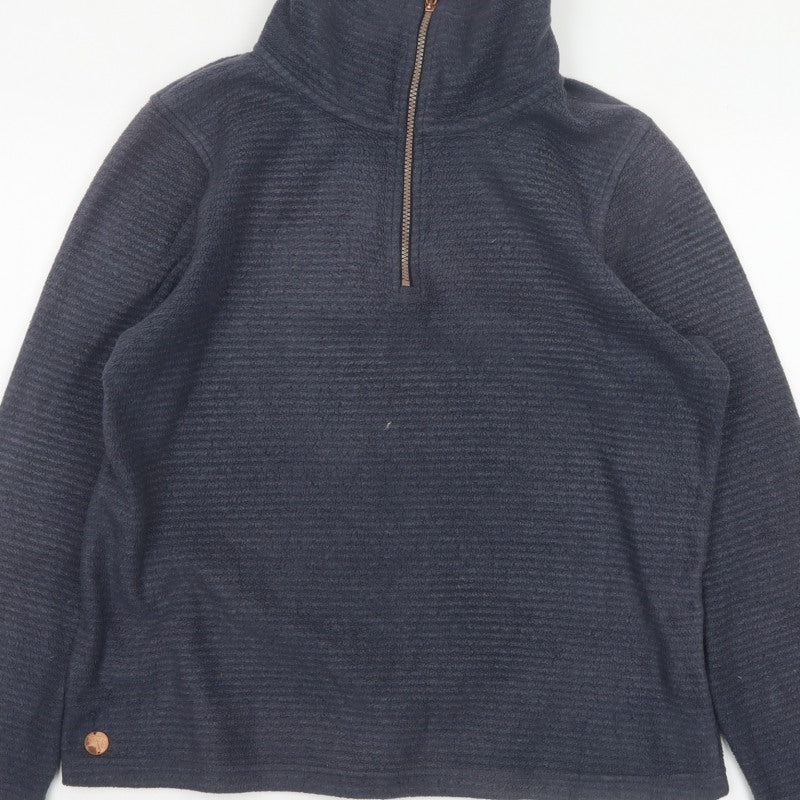 Regatta Women’s Navy Blue UK 16 1/4 Zip Fleece Sweatshirt