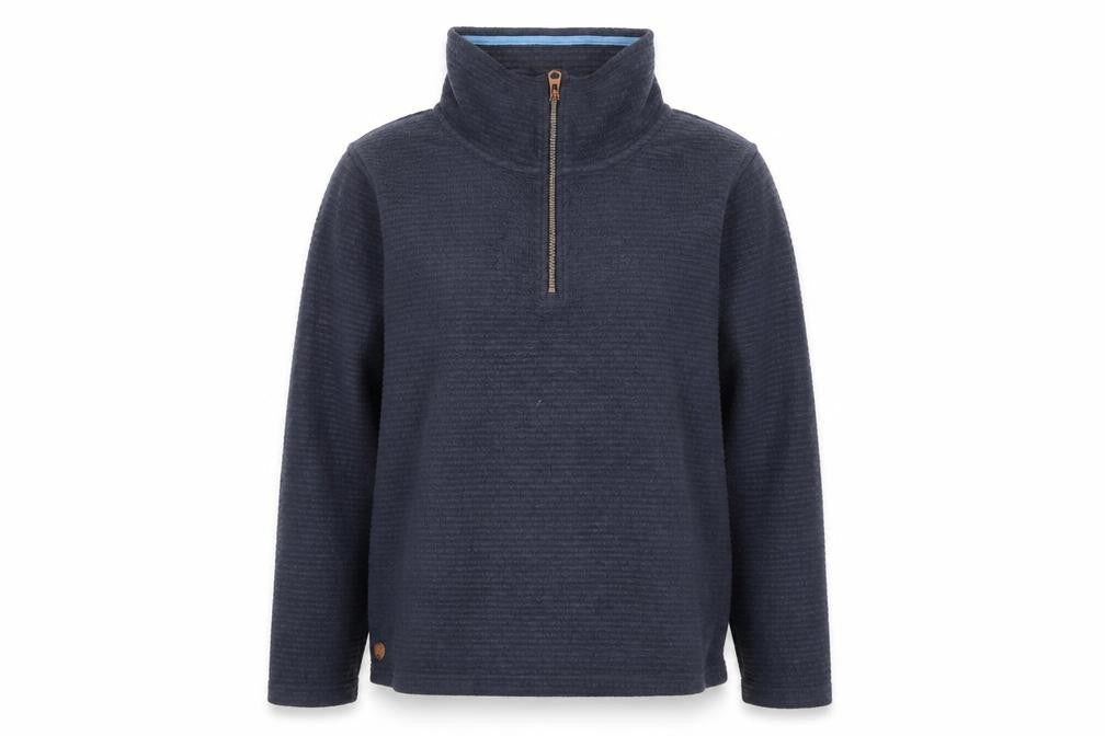 Regatta Women’s Navy Blue UK 16 1/4 Zip Fleece Sweatshirt