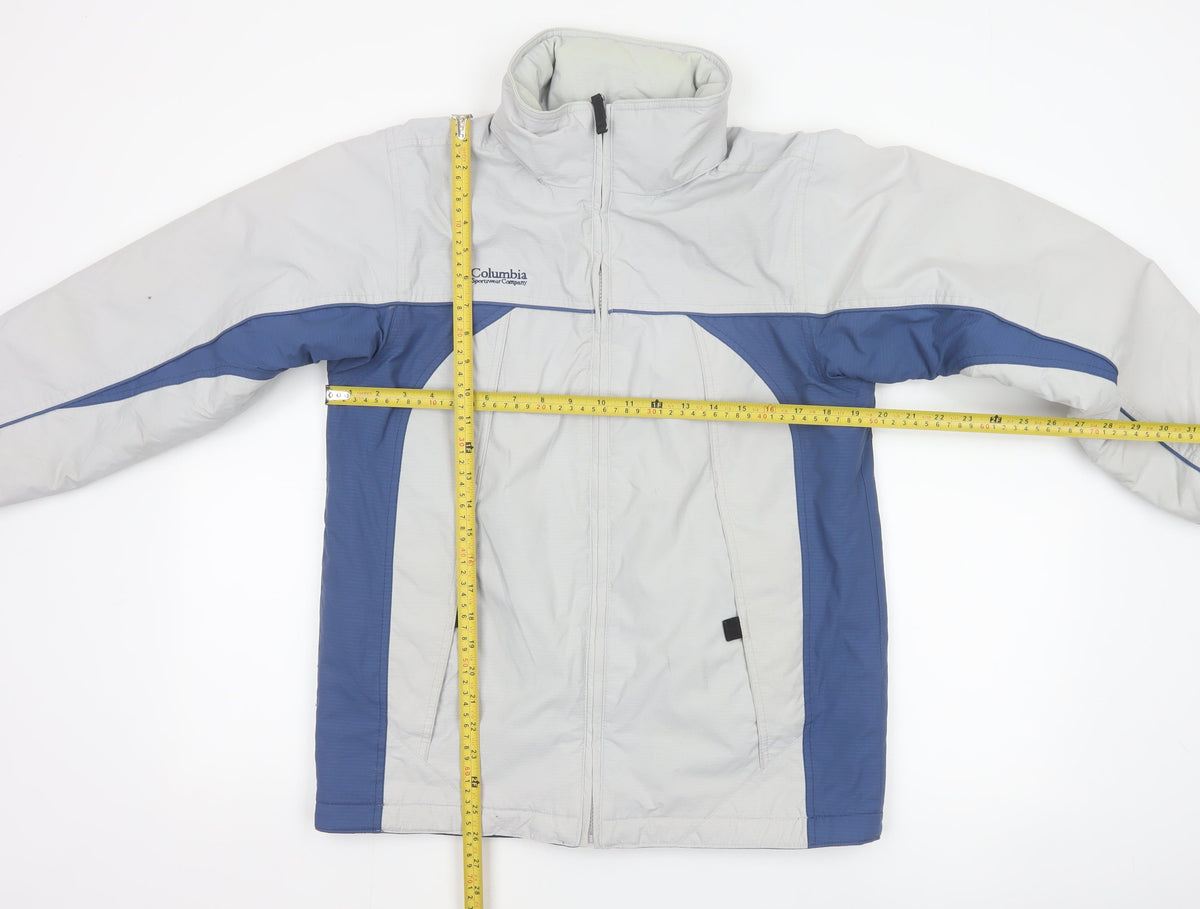 Columbia Women’s Blue White XL UK 18 Fleece Lined Ski Jacket