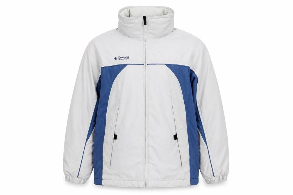 Columbia Women’s Blue White XL UK 18 Fleece Lined Ski Jacket