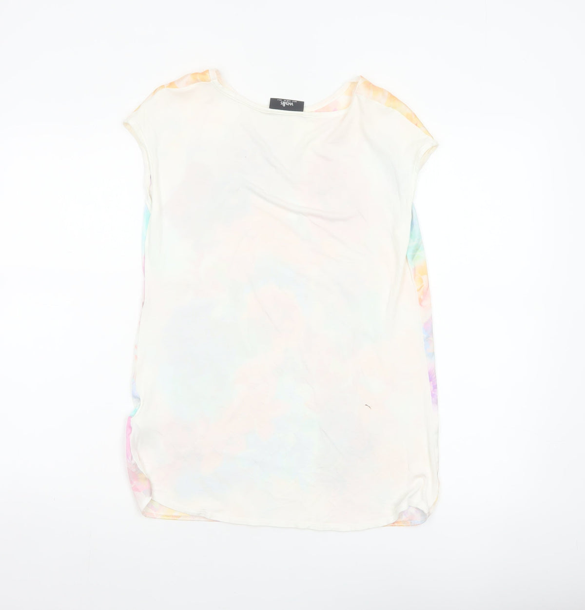 Wallis Women Multicoloured UK 8 Floral Short Sleeve Blouse Top