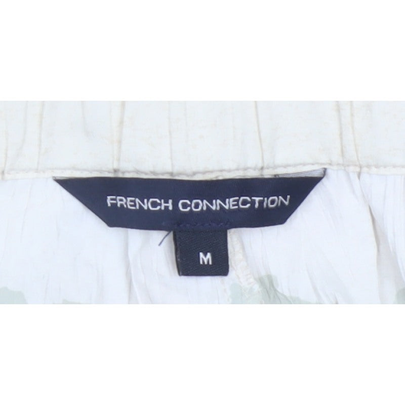 French Connection Women’s Multicoloured M Wide-Leg Striped Trousers