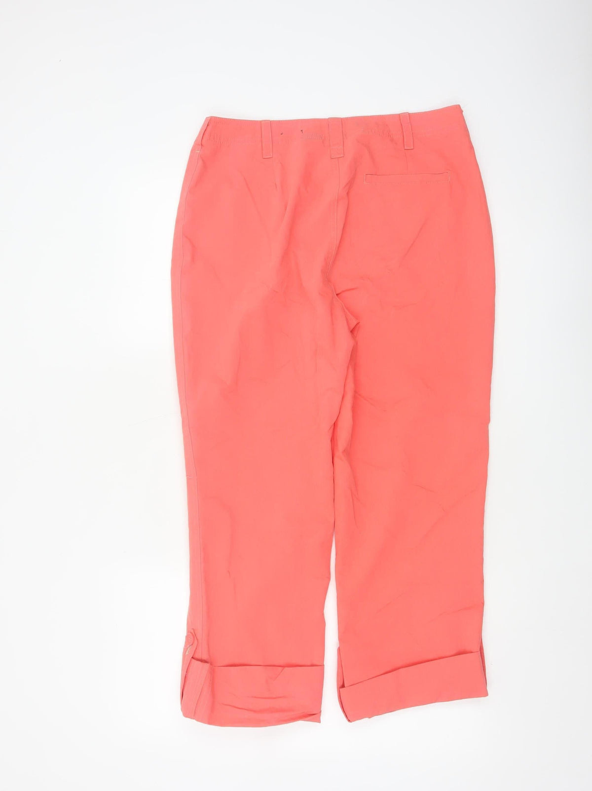 Frenchcuff Women Pink Size 8 Capri Tapered Cuffed Trousers