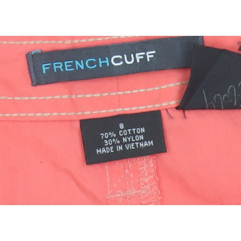 Frenchcuff Women Pink Size 8 Capri Tapered Cuffed Trousers