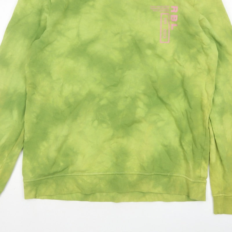 Redefined Rebel Men’s Green L Pullover Sweatshirt Graphic Logo
