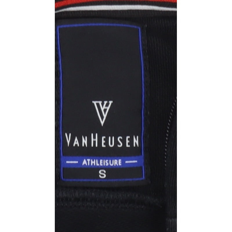 Van Heusen Men’s Black S Full Zip Hooded Cotton Rich Hoodie