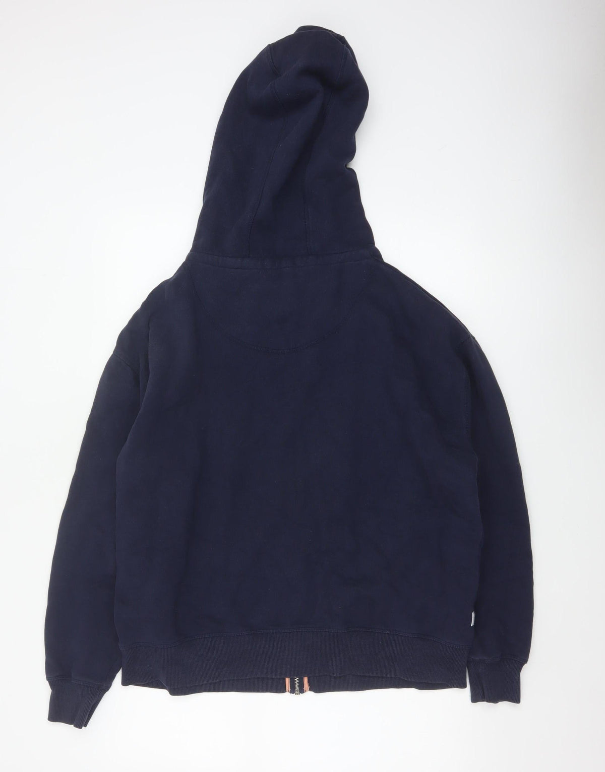 Fat Face Men’s Blue L Full Zip Hooded Fleece Hoodie Pockets