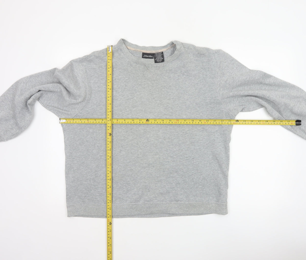 St. John's Bay Women’s Grey Crew Neck Pullover Sweatshirt Size L