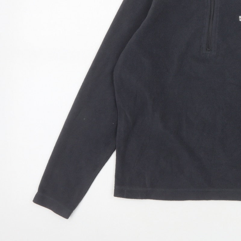 Regatta Boys Black 13 Years 1/4 Zip Fleece Sweatshirt Outdoor