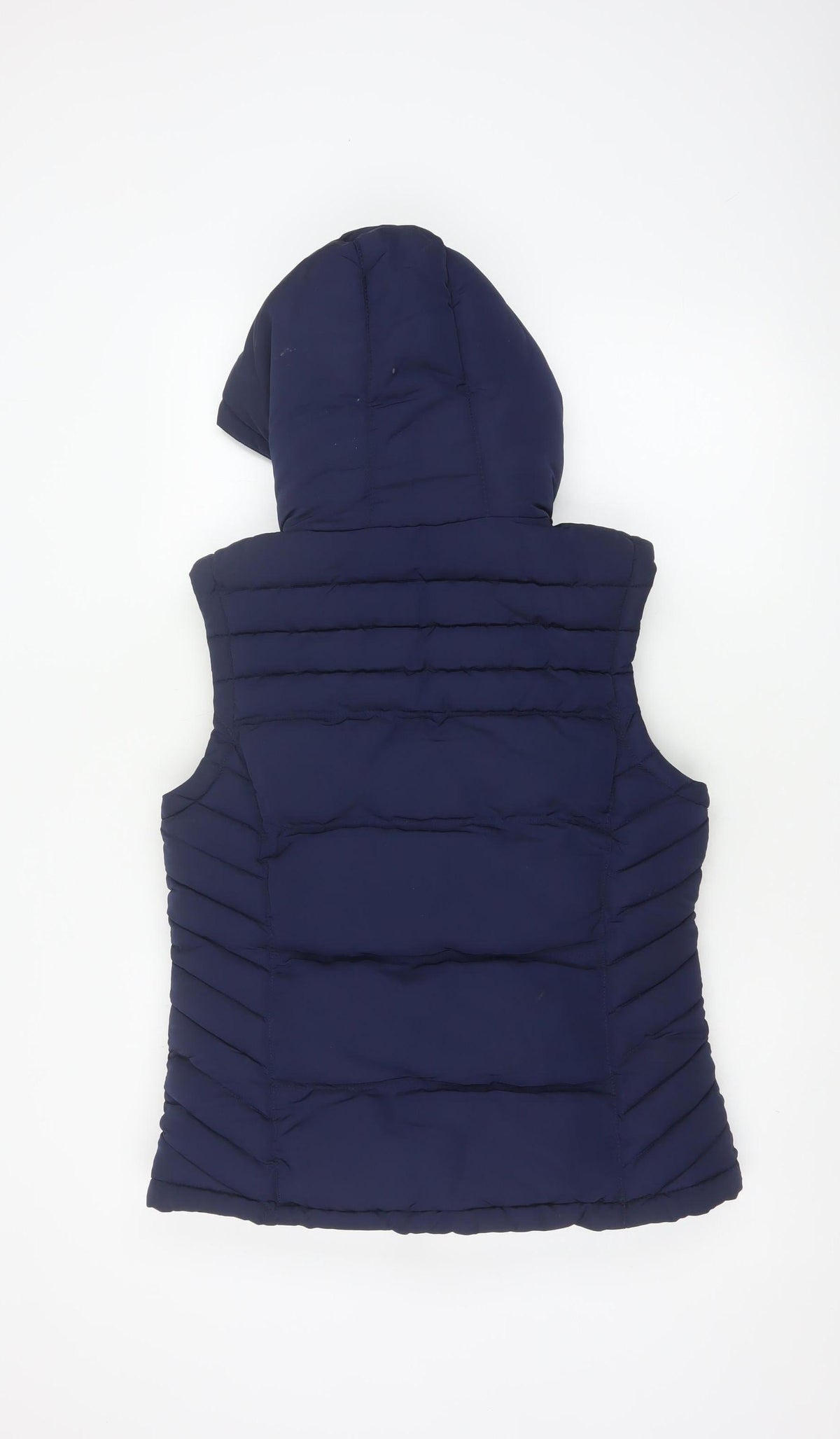 SoulCal & Co Women’s Navy Size 8 Hooded Quilted Puffer Gilet
