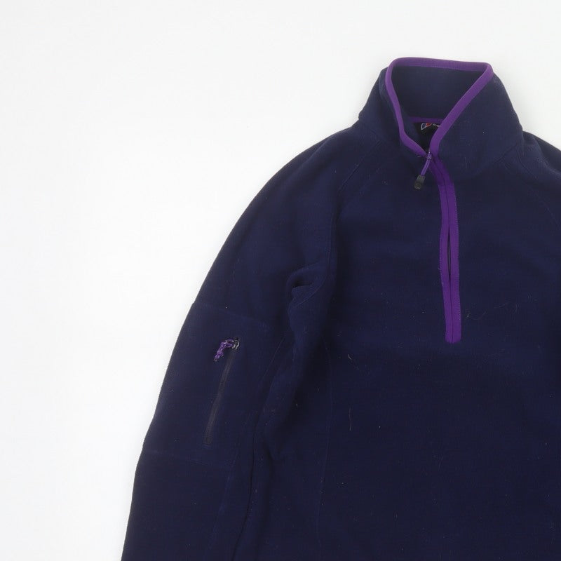 Berghaus Women’s Blue UK 10 Fleece 1/2 Zip Outdoor Sweatshirt