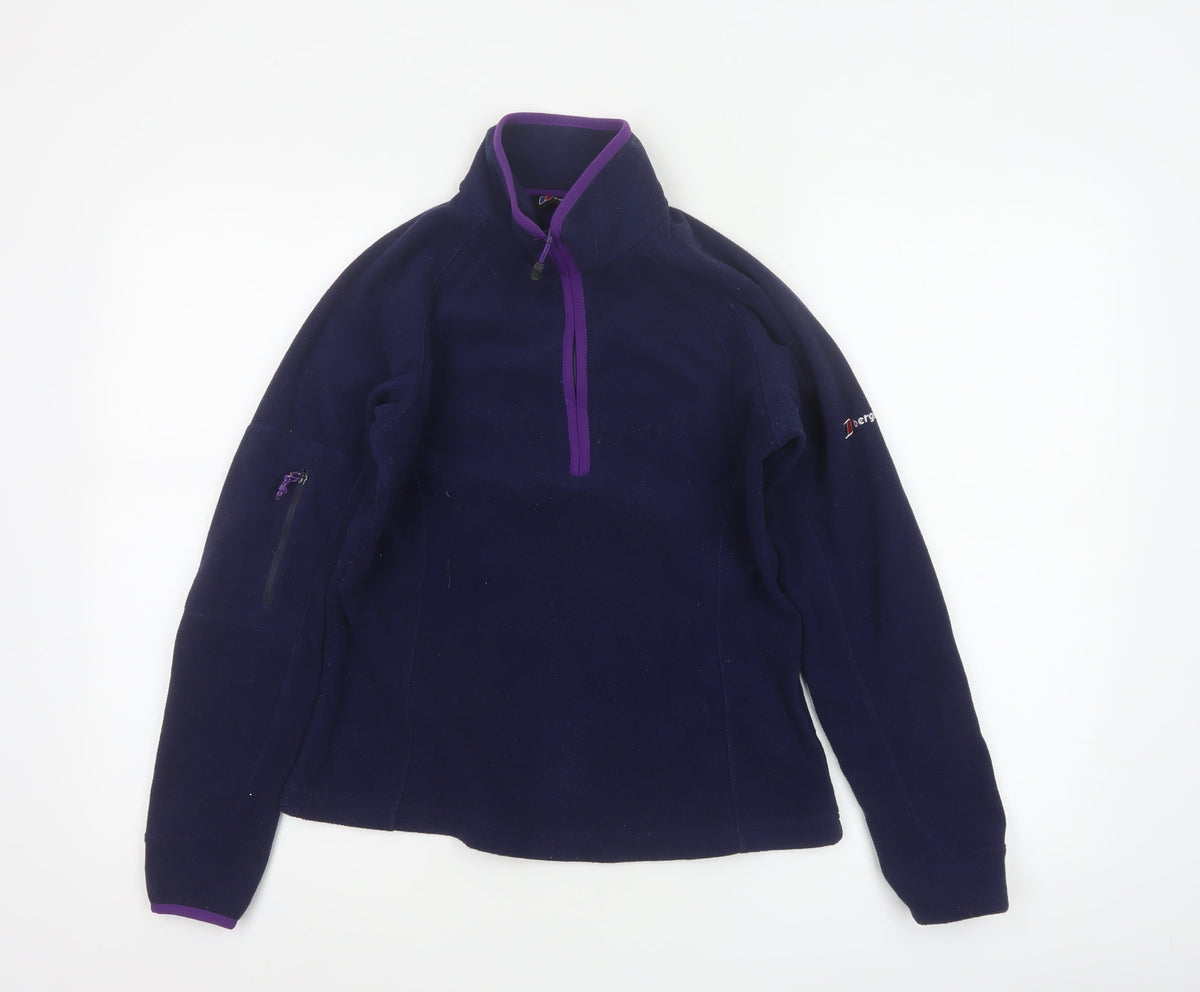Berghaus Women’s Blue UK 10 Fleece 1/2 Zip Outdoor Sweatshirt