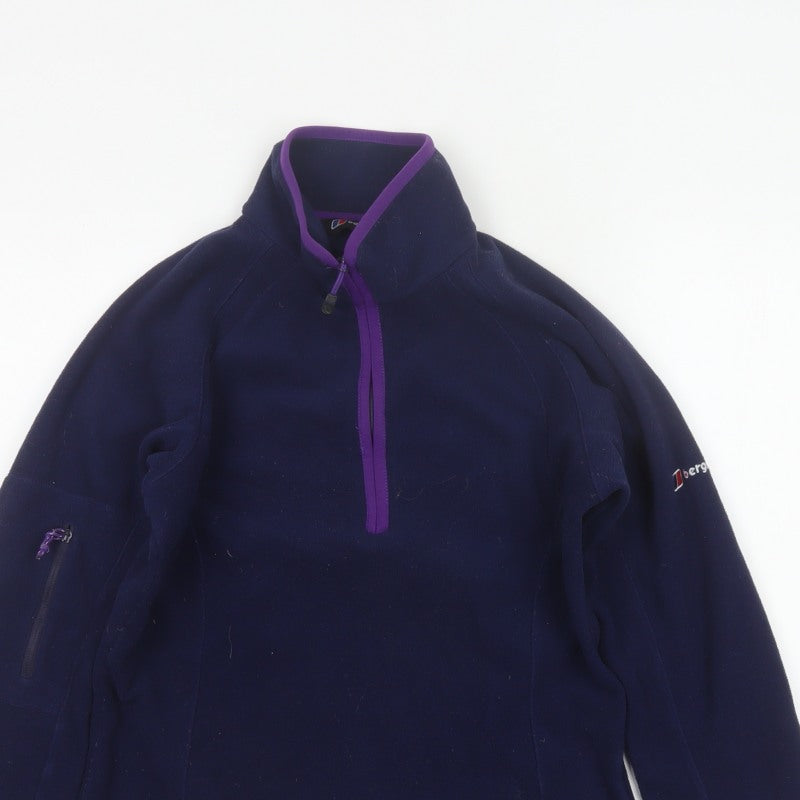 Berghaus Women’s Blue UK 10 Fleece 1/2 Zip Outdoor Sweatshirt