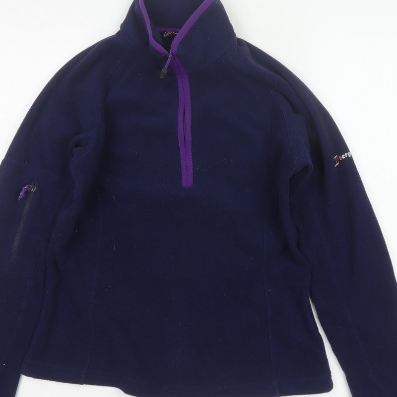 Berghaus Women’s Blue UK 10 Fleece 1/2 Zip Outdoor Sweatshirt