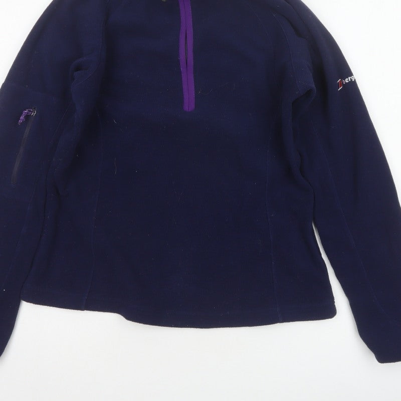 Berghaus Women’s Blue UK 10 Fleece 1/2 Zip Outdoor Sweatshirt