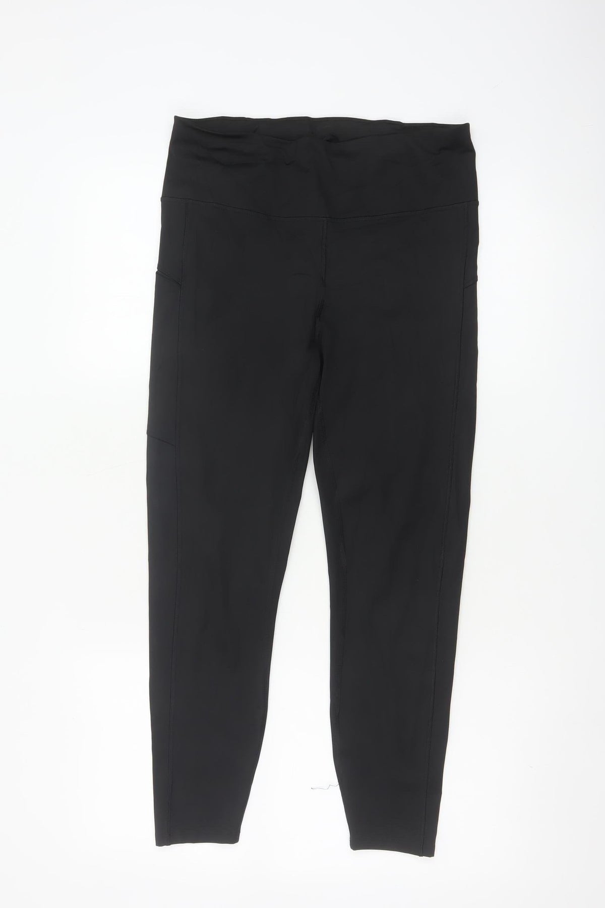 Marks & Spencer Women Black UK 12 High Waist Stretch Gym Leggings