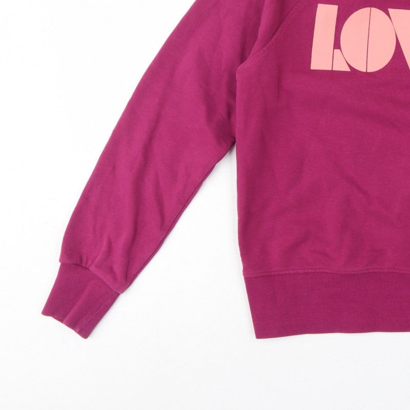 Next Women’s Pink XS Love Graphic Raglan Crew Neck Sweatshirt