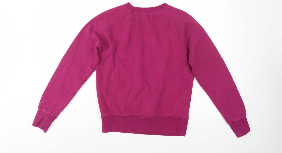 Next Women’s Pink XS Love Graphic Raglan Crew Neck Sweatshirt