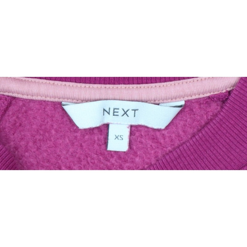 Next Women’s Pink XS Love Graphic Raglan Crew Neck Sweatshirt