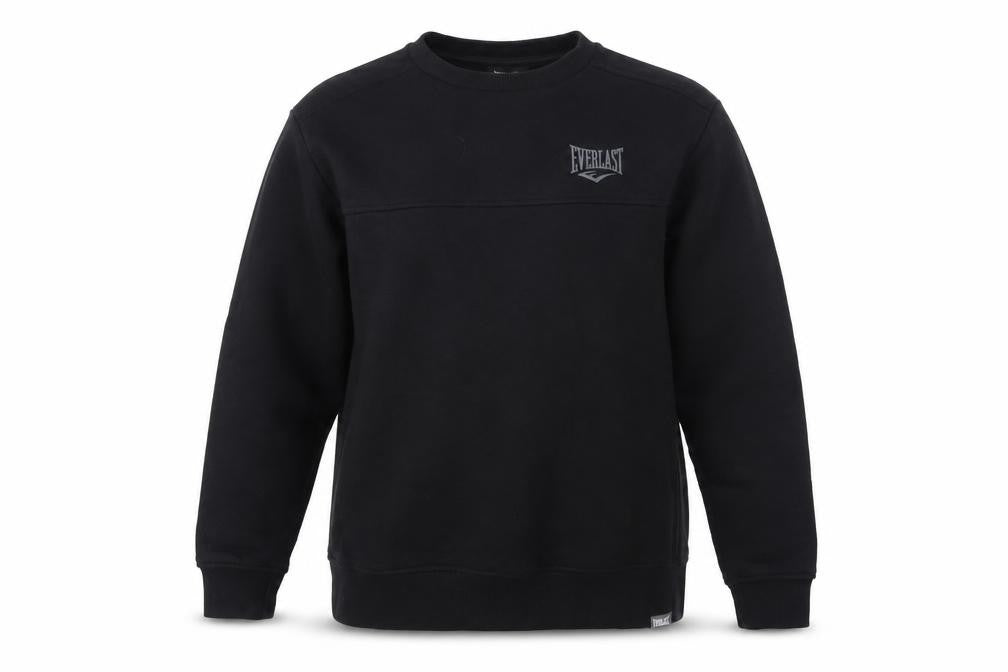 Everlast Boys Black Size 13 Pullover Fleece Logo Sweatshirt