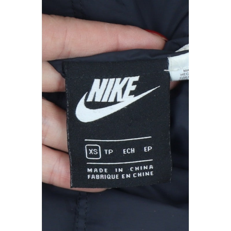 Nike Women’s Black XS Quilted Puffer Bodywarmer Gilet Zip