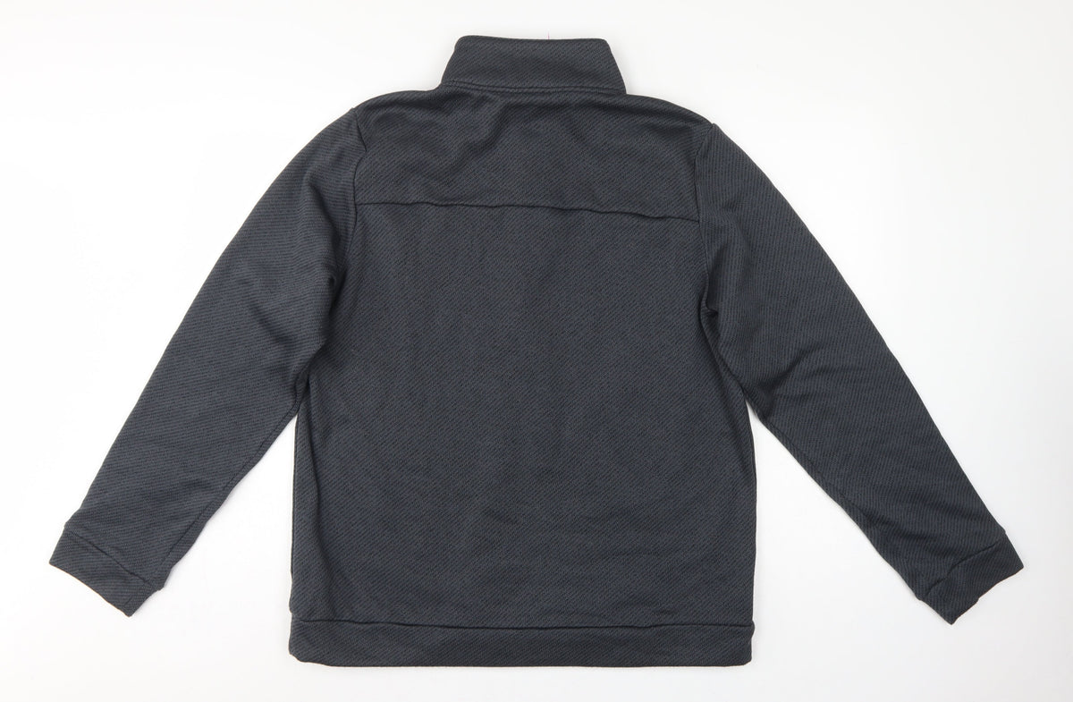 Rohan Men’s Grey M Henley High Neck Fleece Lined Sweatshirt