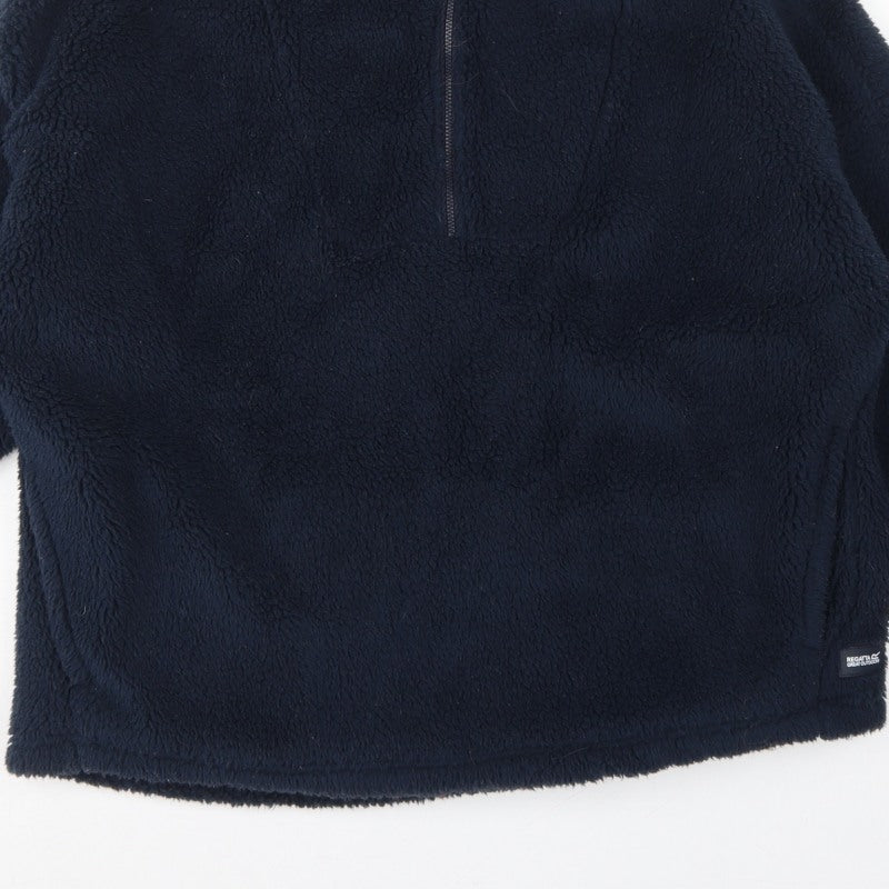 Regatta Women’s Navy Blue UK 16 1/4 Zip Fleece Pullover Sweatshirt