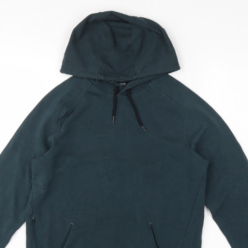 Old Navy Active Men’s Blue S Pullover Hoodie Stretch Fleece Pockets