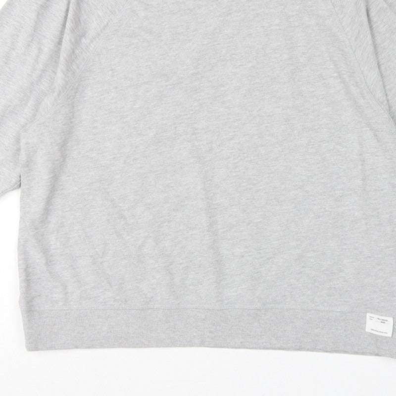 Zara Women Grey L Pullover Crew Neck Raglan Sleeve Sweatshirt