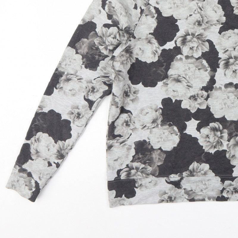 Oasis Studio Women’s Grey Floral Raglan Sweatshirt Size S