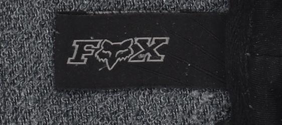 Fox Men’s Grey M Full Zip Logo Fleece Hoodie