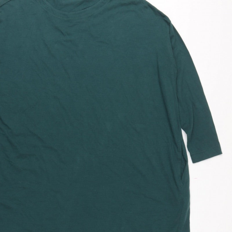 Seasalt Cornwall Women’s Green UK 12 Shift Jersey Pocket Dress