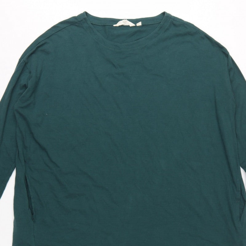 Seasalt Cornwall Women’s Green UK 12 Shift Jersey Pocket Dress