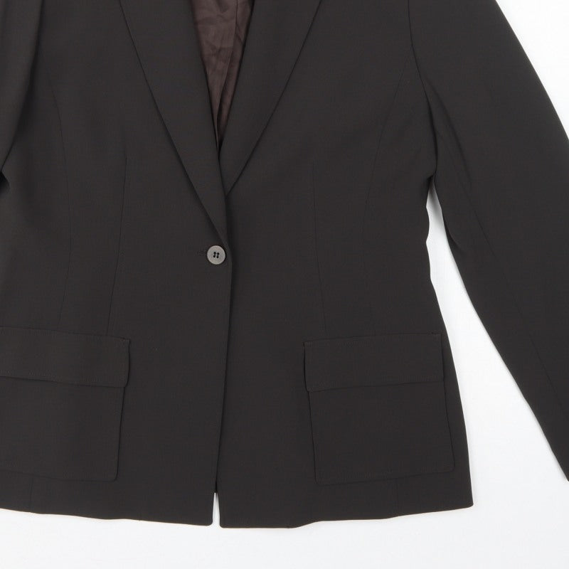Precis Petite Women’s Black UK 16 Petite Single-Breasted Blazer
