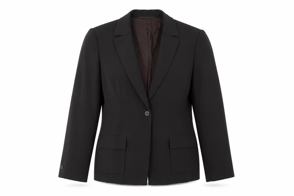 Precis Petite Women’s Black UK 16 Petite Single-Breasted Blazer