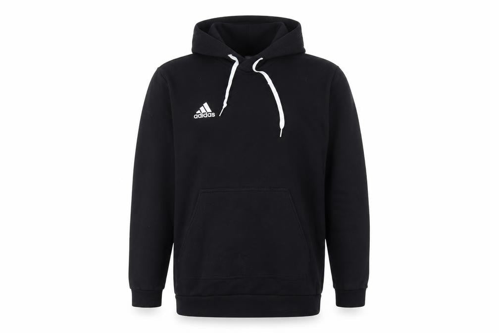 Adidas Men’s Black L Pullover Hoodie Logo Fleece Sports