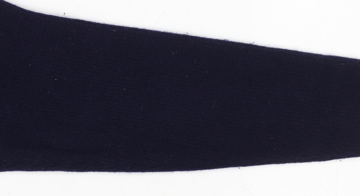 Jaeger Men's Blue M Wool Cashmere V-Neck Pullover Jumper