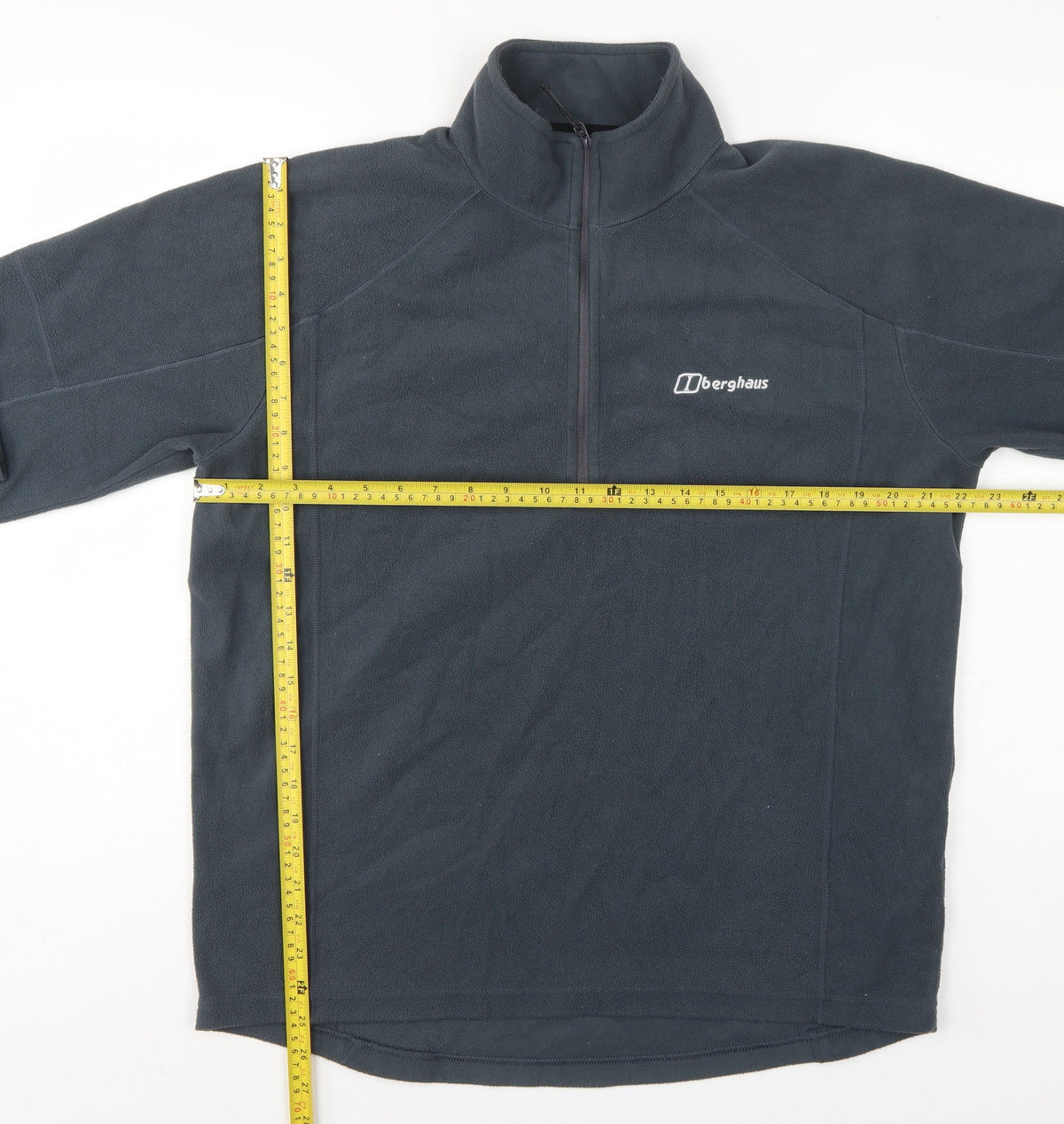 Berghaus Men’s Black L 1/4 Zip Fleece Pullover Outdoor Sweatshirt