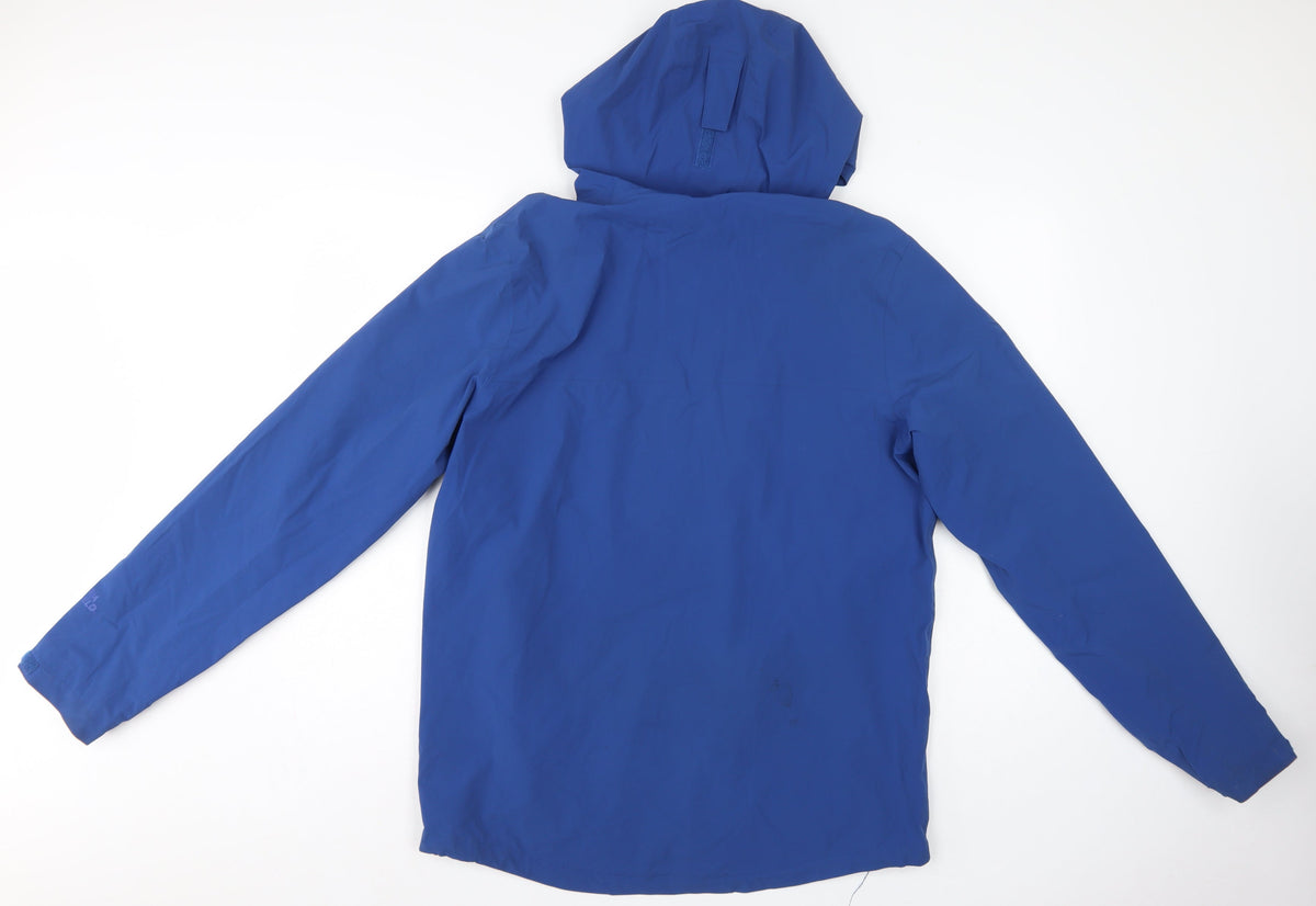 Peter Storm Men's Blue M Hooded Outdoor Windbreaker Jacket