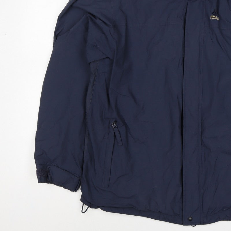 Craghoppers Mens Blue M AquaDry Waterproof Rain Jacket Outdoor