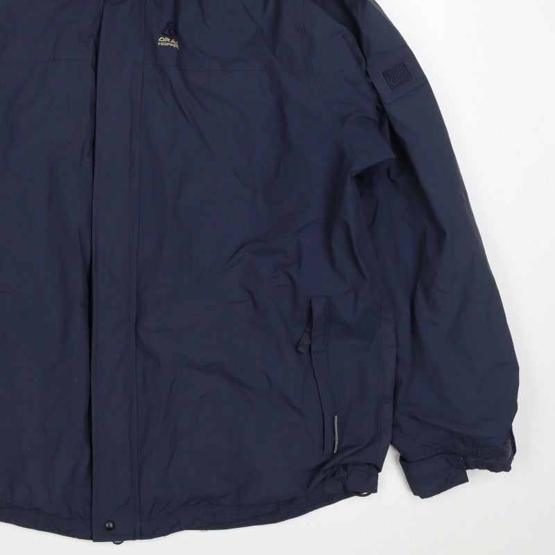 Craghoppers Mens Blue M AquaDry Waterproof Rain Jacket Outdoor