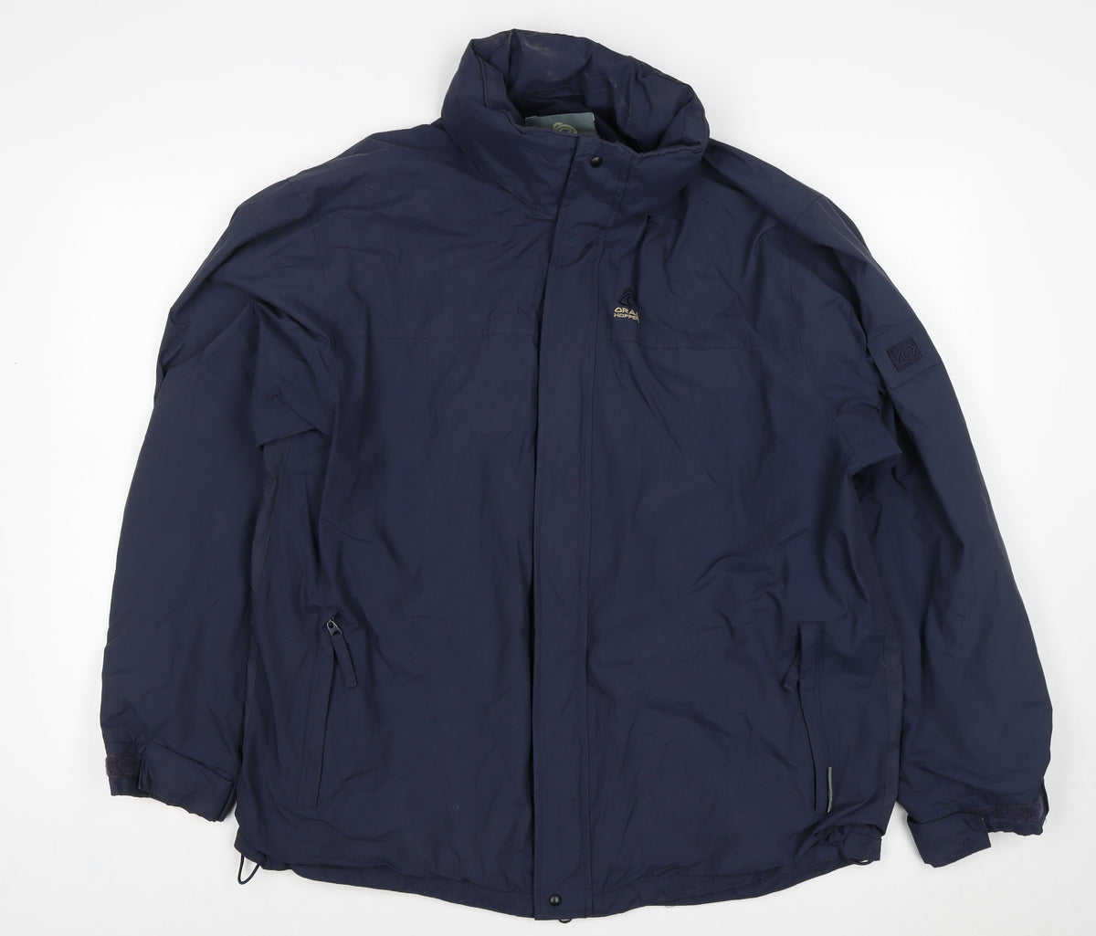 Craghoppers Mens Blue M AquaDry Waterproof Rain Jacket Outdoor