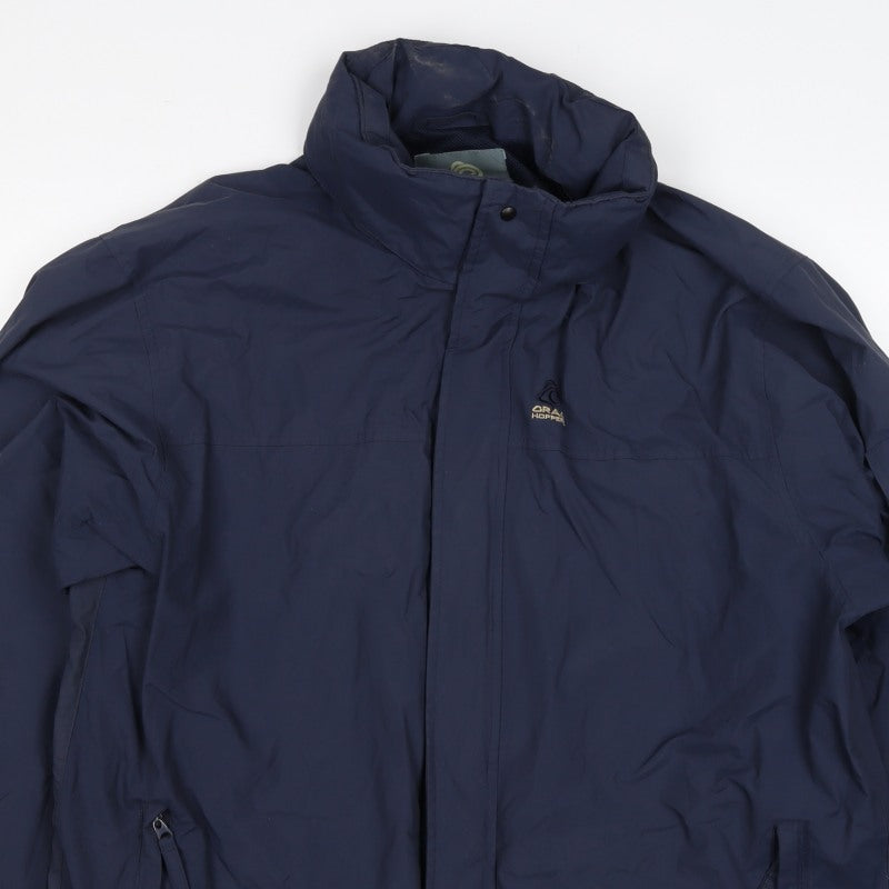 Craghoppers Mens Blue M AquaDry Waterproof Rain Jacket Outdoor