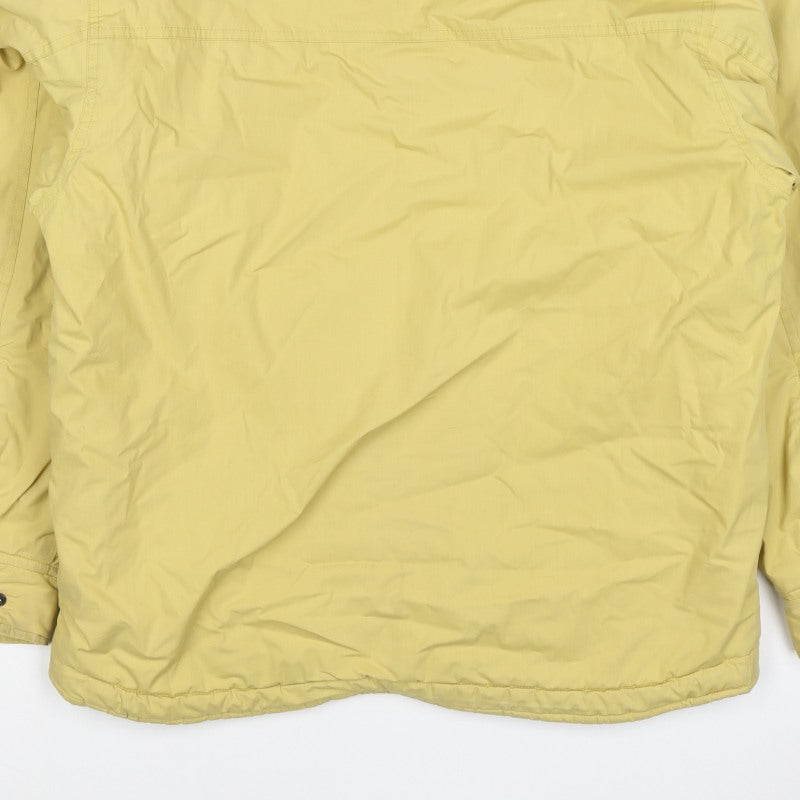 Timberland Men Yellow Small Puffer Jacket Fleece Lined Full Zip