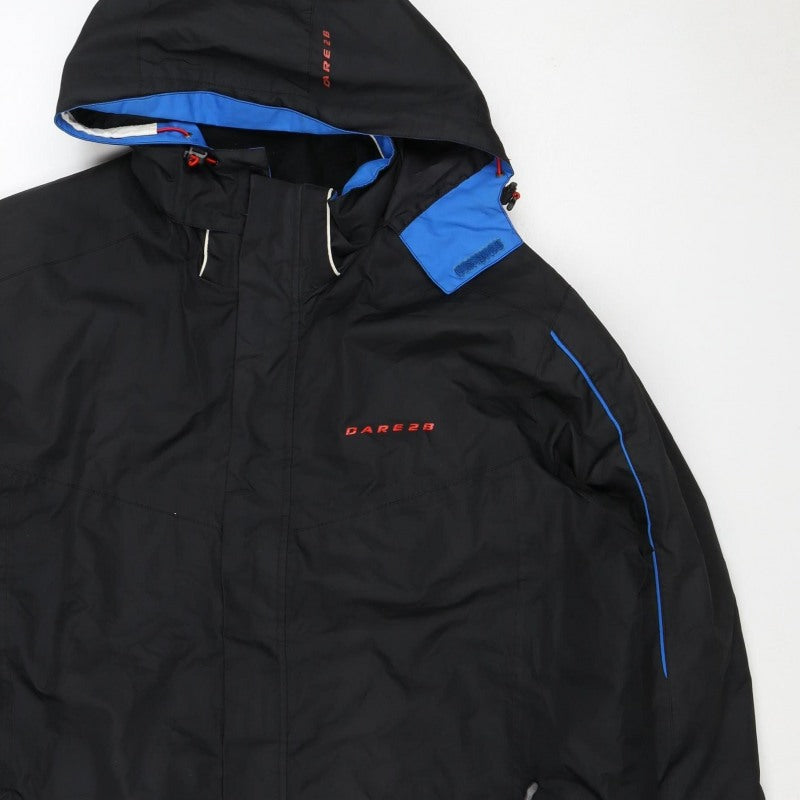 Dare 2b Men’s Black 3XL Ski Puffer Jacket Hooded 50in