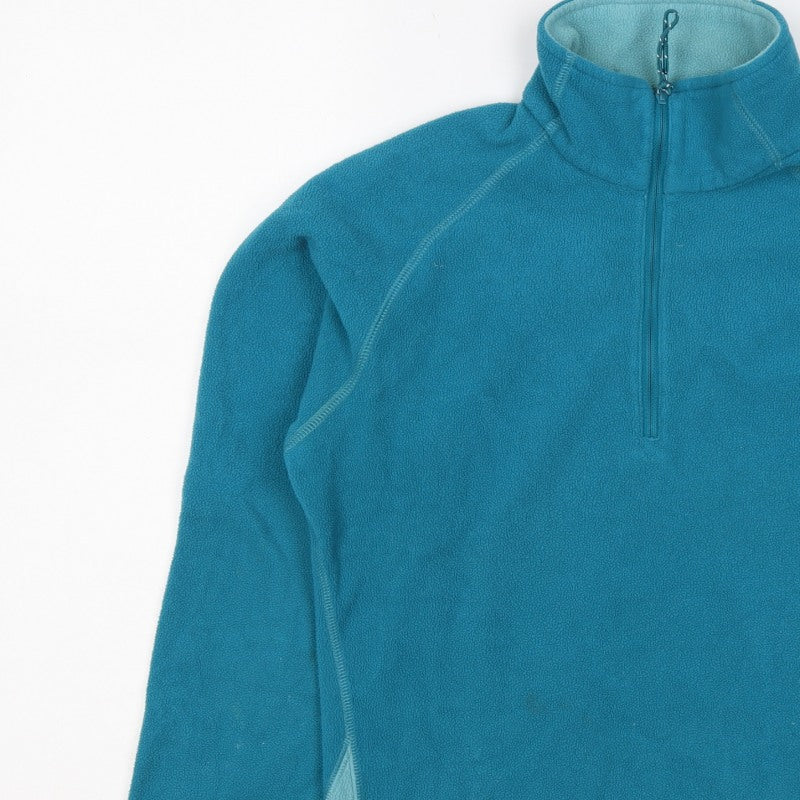Mountain Equipment Women’s Blue UK 8 1/2 Zip Fleece Pullover