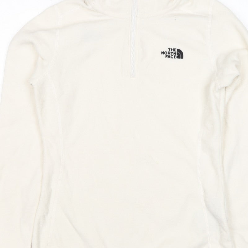 The North Face Women’s Ivory S 1/4 Zip Fleece Sweatshirt